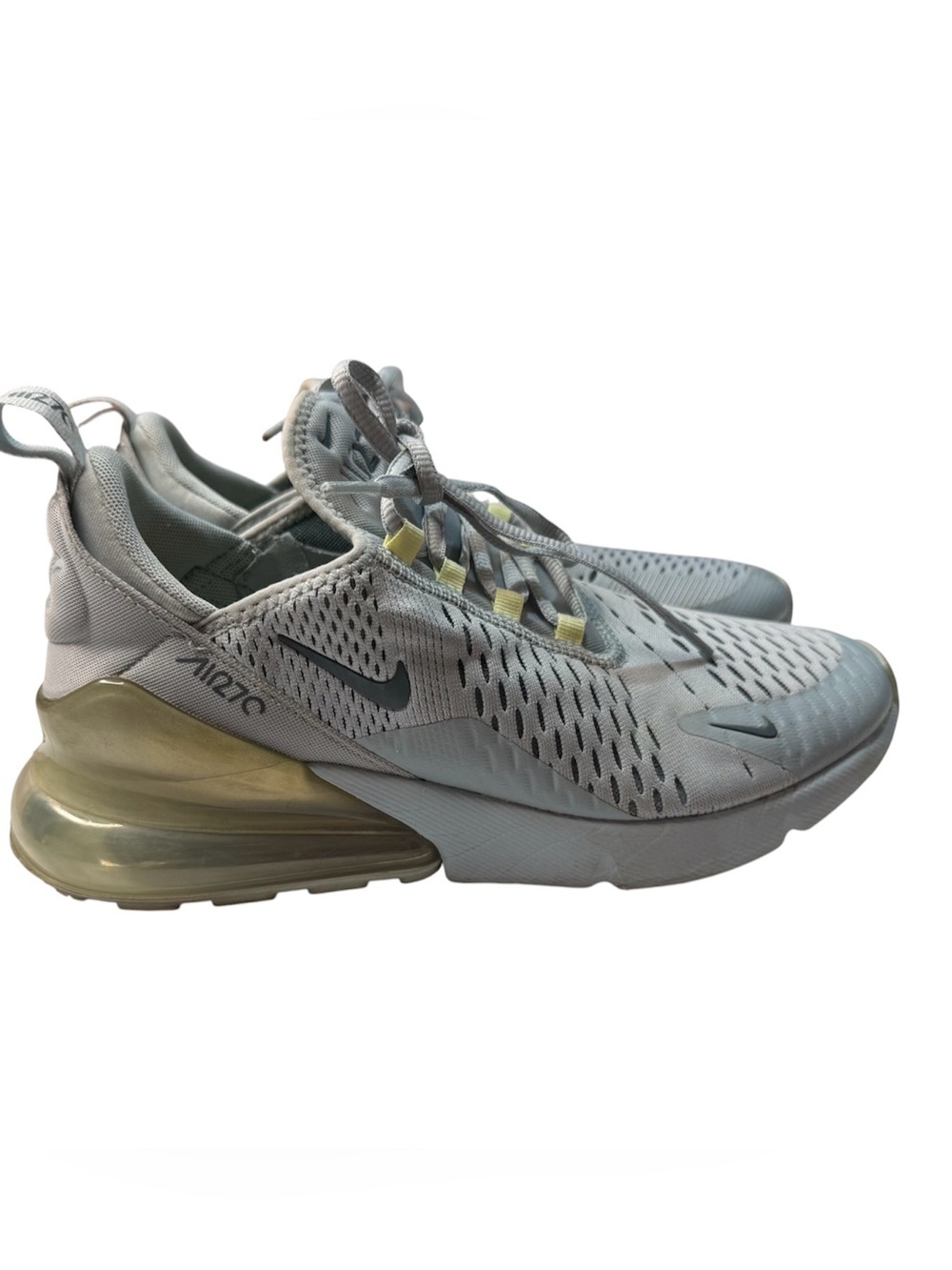 Nike Light Gray Sneakers with Pale Yellow Insole